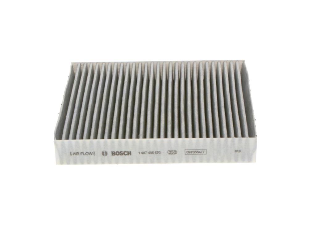 Filtre d'habitacle (Filtre à pollen) BOSCH R5570 - ref. 1 987 435 570