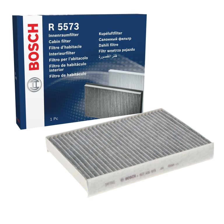 Filtre d'habitacle (Filtre à pollen) BOSCH R5573 - ref. 1 987 435 573