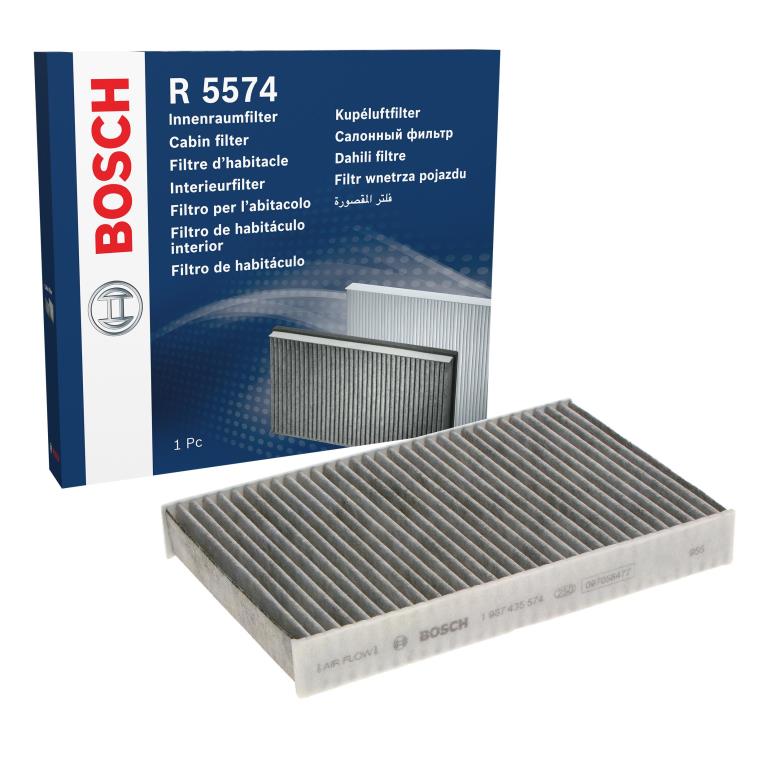 Filtre d'habitacle (Filtre à pollen) BOSCH R5574 - ref. 1 987 435 574