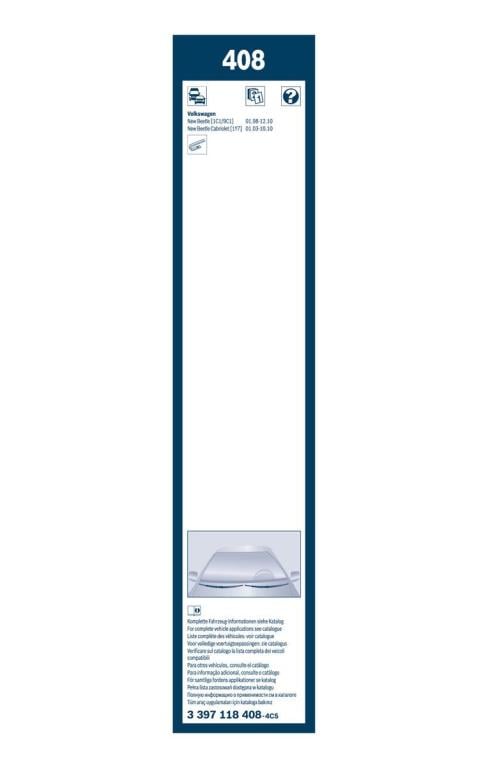 Balai d'essuie-glace (Essuie glace) BOSCH 682 - ref. 3 397 001 682