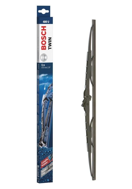 Balai d'essuie-glace (Essuie glace) BOSCH 480 U - ref. 3 397 004 582