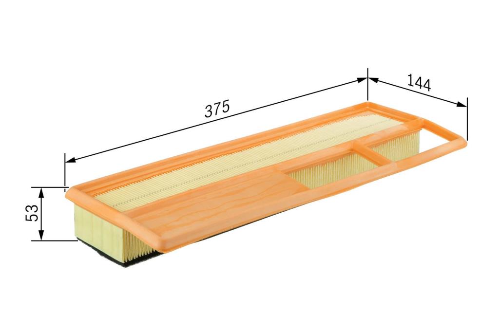 Filtre à air BOSCH ref. F 026 400 002