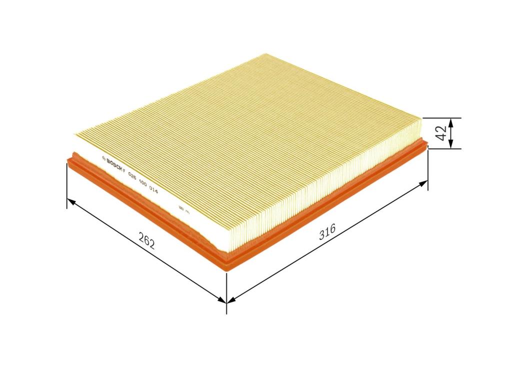 Filtre à air BOSCH ref. F 026 400 014