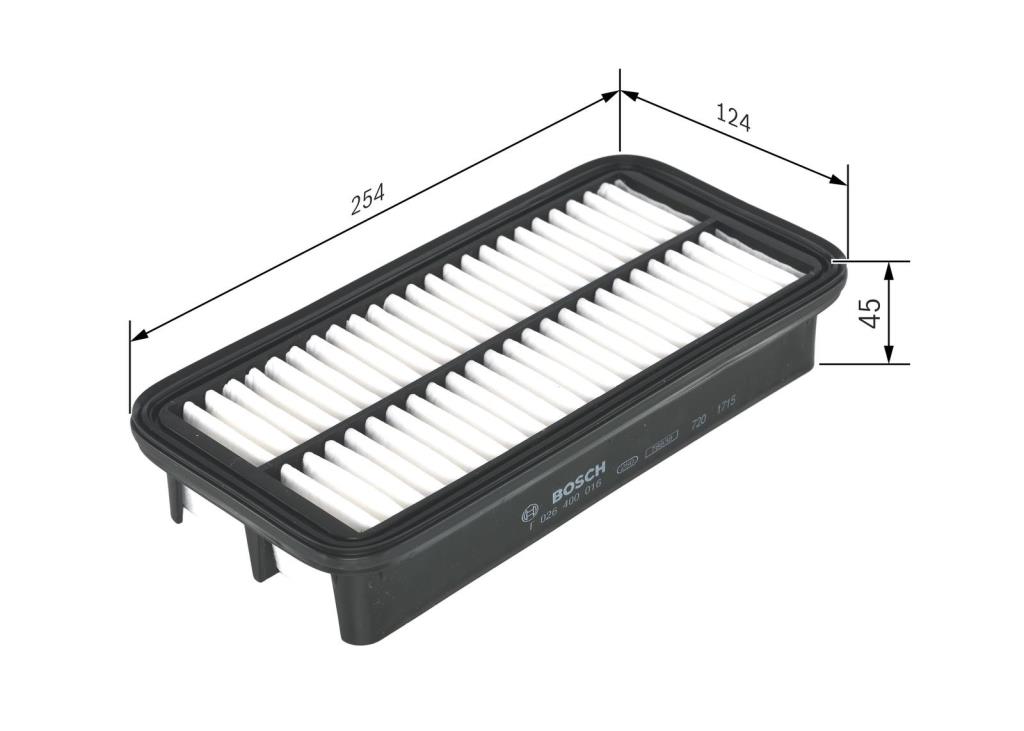 Filtre à air BOSCH ref. F 026 400 016