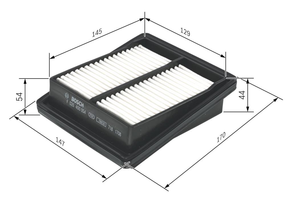 Filtro de aire (de coche) BOSCH F 026 400 054
