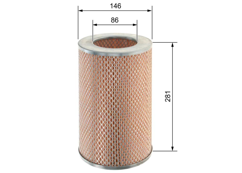 Filtro de ar BOSCH F 026 400 092