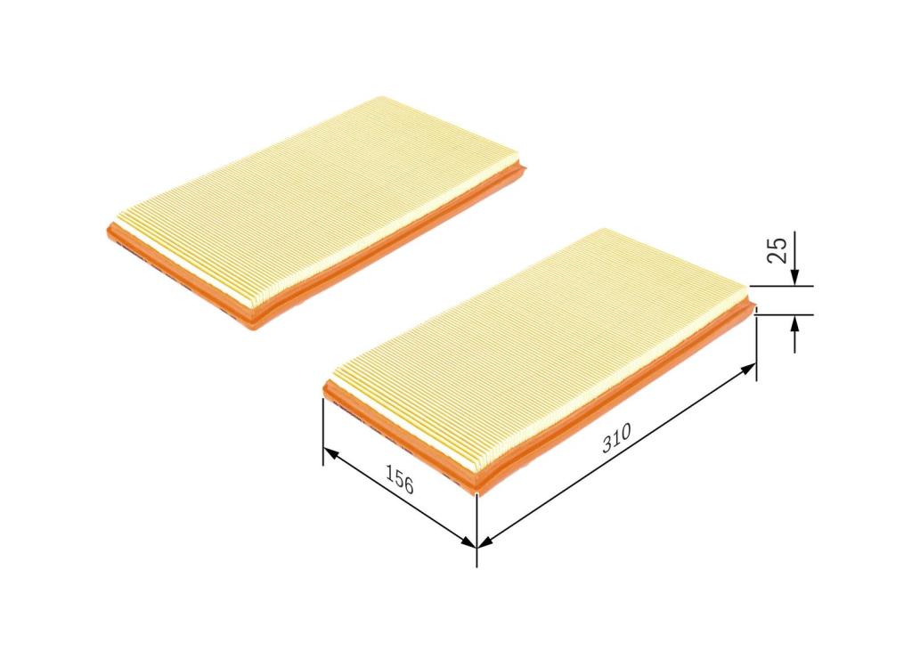Filtre à air BOSCH ref. F 026 400 152