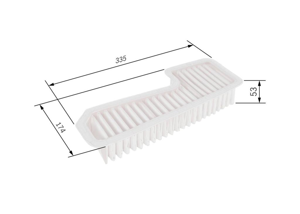 Filtre à air BOSCH ref. F 026 400 158