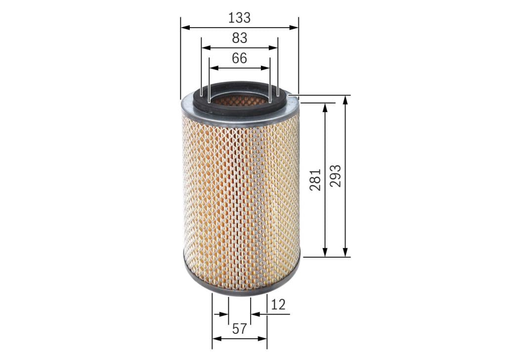 Filtre à air BOSCH ref. F 026 400 186