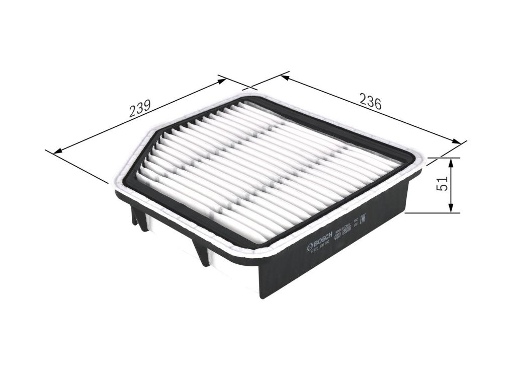 Filtre à air BOSCH ref. F 026 400 192