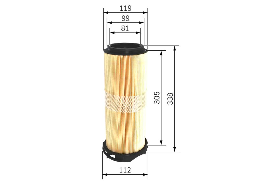 Filtre à air BOSCH F 026 400 214