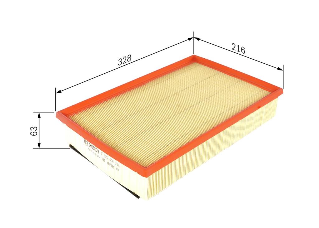 Filtre à air BOSCH ref. F 026 400 264