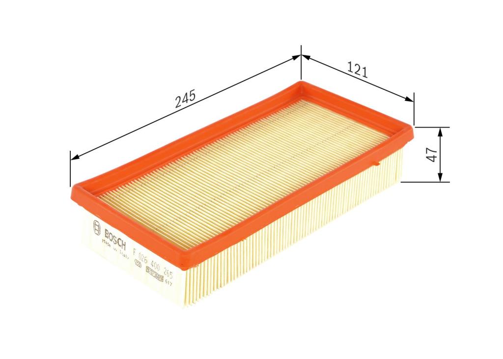 Filtre à air BOSCH ref. F 026 400 265