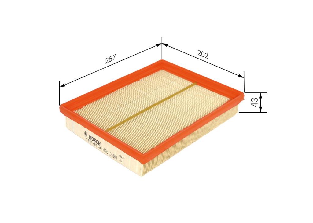 Filtre à air BOSCH ref. F 026 400 301