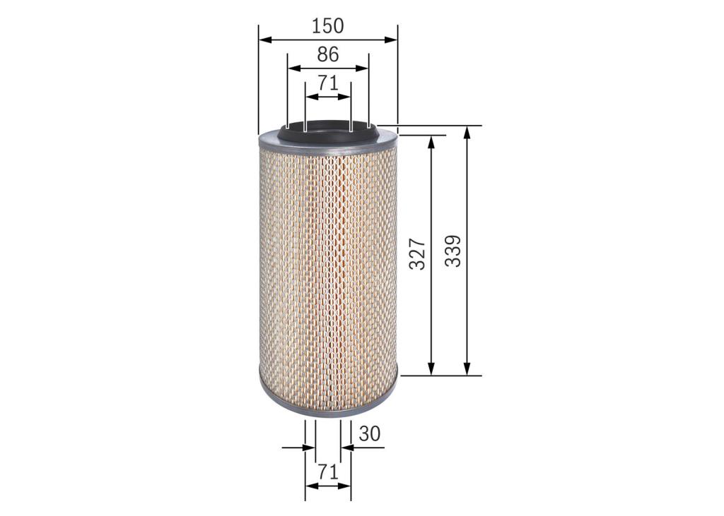 Filtre à air BOSCH ref. F 026 400 322