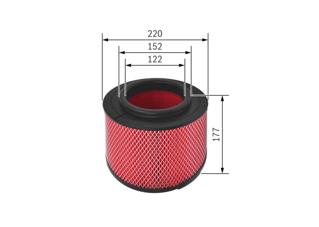 Filtro de aire (de coche) BOSCH F 026 400 344