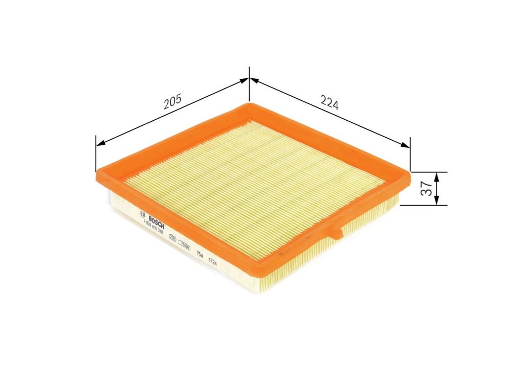 Filtre à air BOSCH ref. F 026 400 348