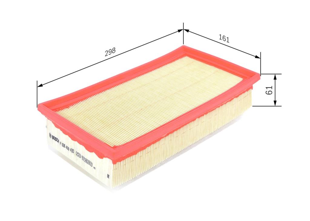 Filtro de ar BOSCH ref. F 026 400 433