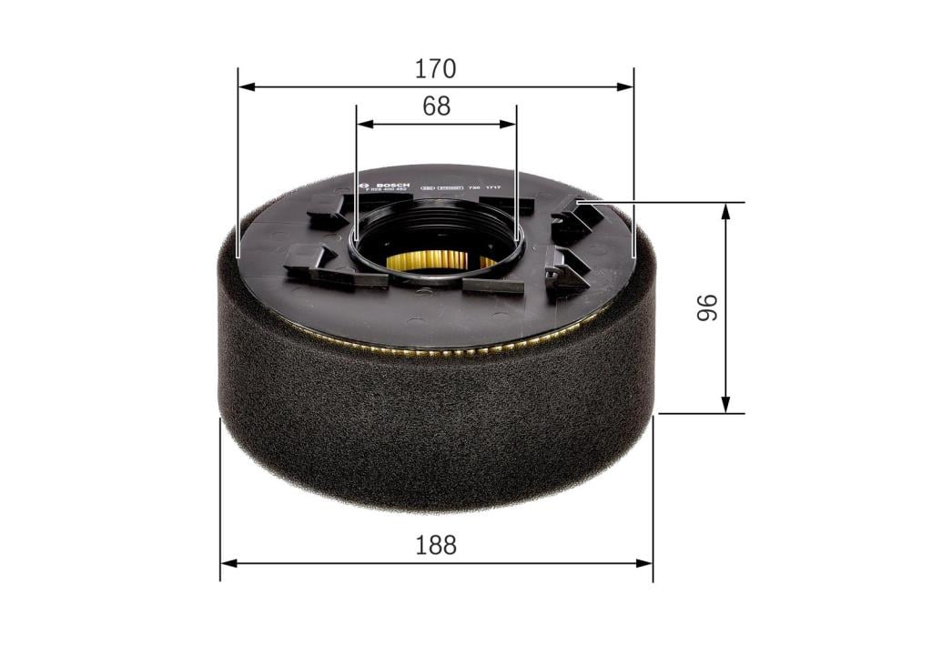 Filtre à air BOSCH F 026 400 462