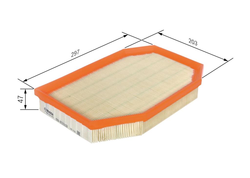 Filtre à air BOSCH ref. F 026 400 476
