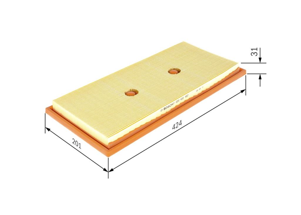 Filtro de aire (de coche) BOSCH F 026 400 482