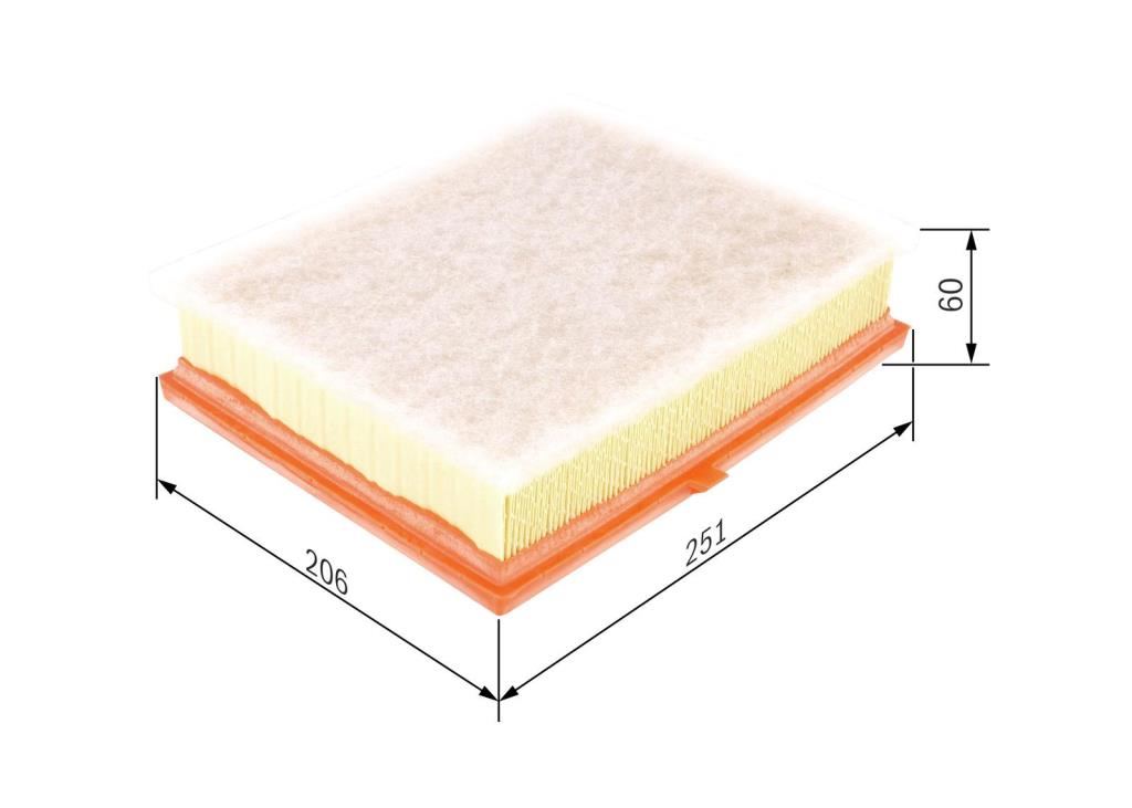 Filtro de ar BOSCH F 026 400 545