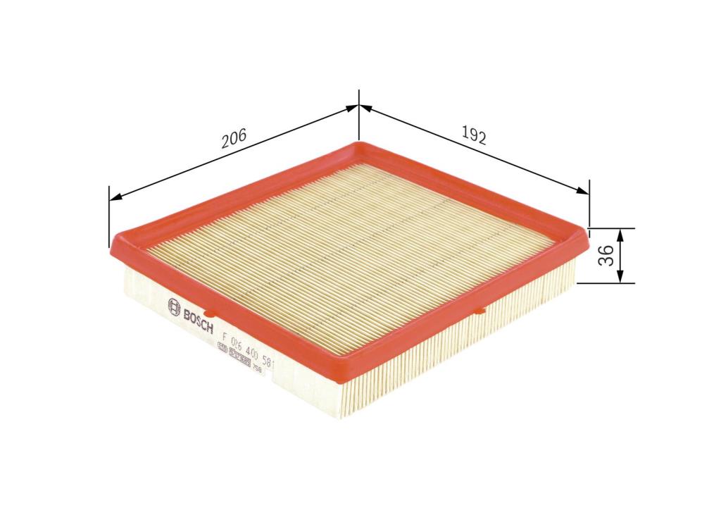 Filtre à air BOSCH ref. F 026 400 581