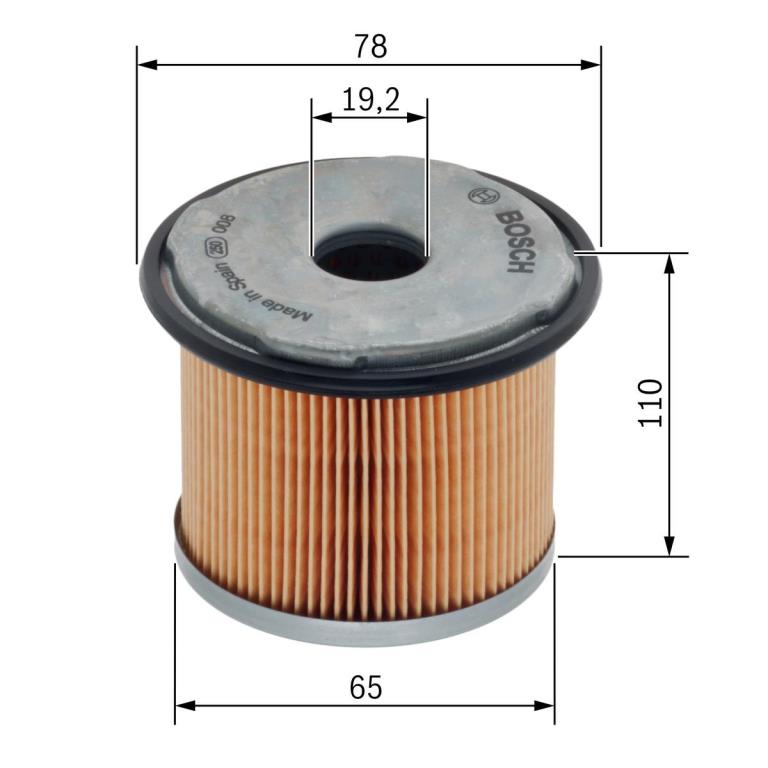 Filtre à carburant (Filtre à gasoil) BOSCH ref. F 026 402 007