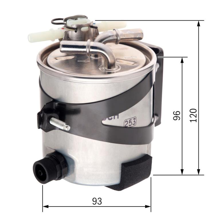 Filtre à carburant (Filtre à gasoil) BOSCH ref. F 026 402 016