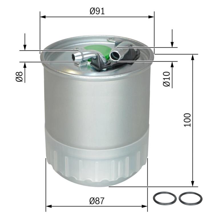 Filtre à carburant (Filtre à gasoil) BOSCH ref. F 026 402 056