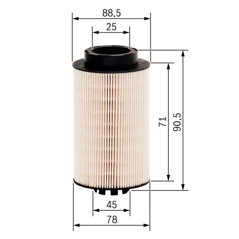Filtre à carburant (Filtre à gasoil) BOSCH ref. F 026 402 062