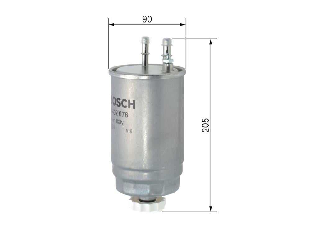 Filtro combustible BOSCH ref. F 026 402 076