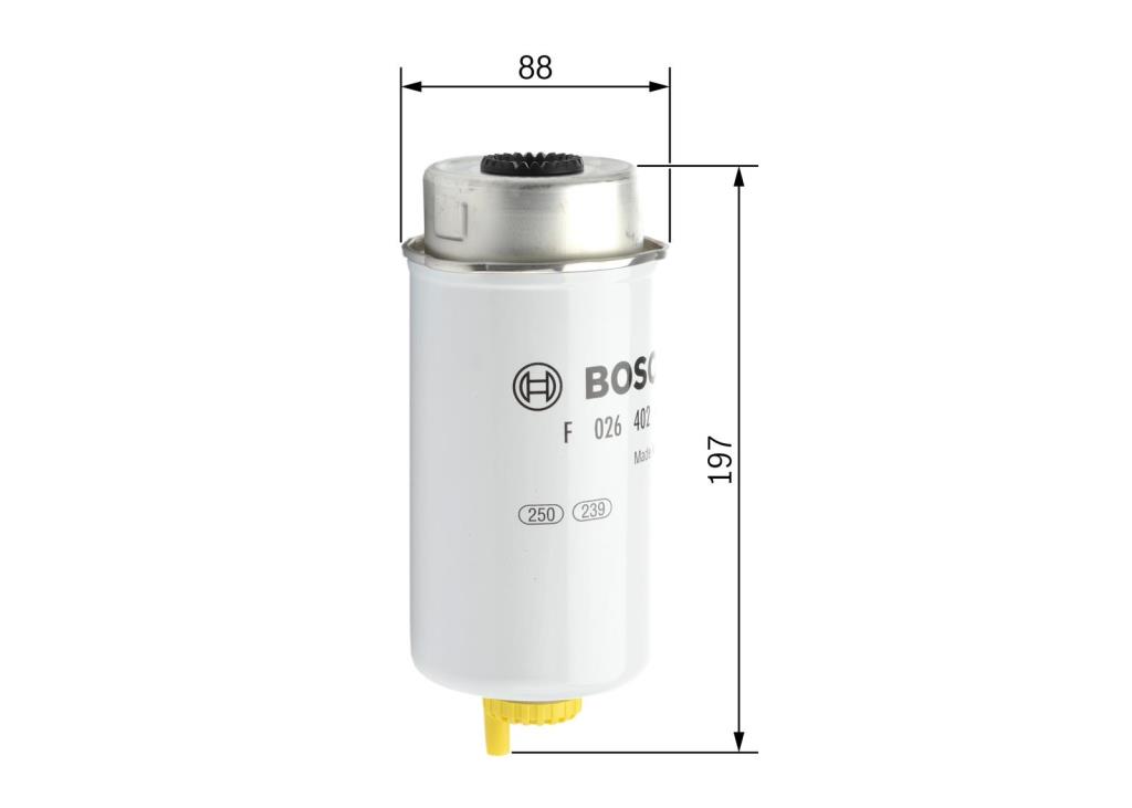Filtre à carburant (Filtre à gasoil) BOSCH F 026 402 079
