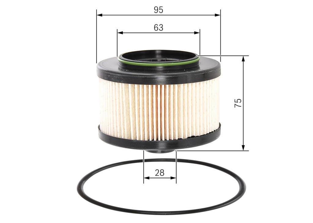 Filtre à carburant (Filtre à gasoil) BOSCH ref. F 026 402 083