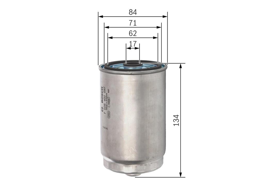 Filtre à carburant (Filtre à gasoil) BOSCH ref. F 026 402 097