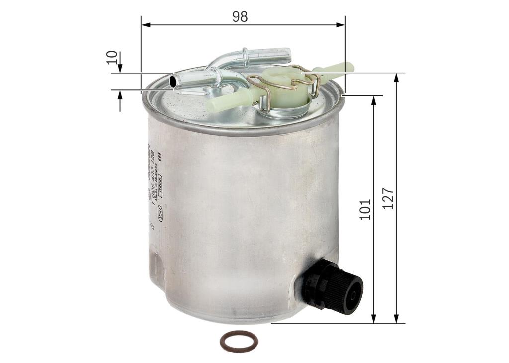 Filtro combustible BOSCH ref. F 026 402 108