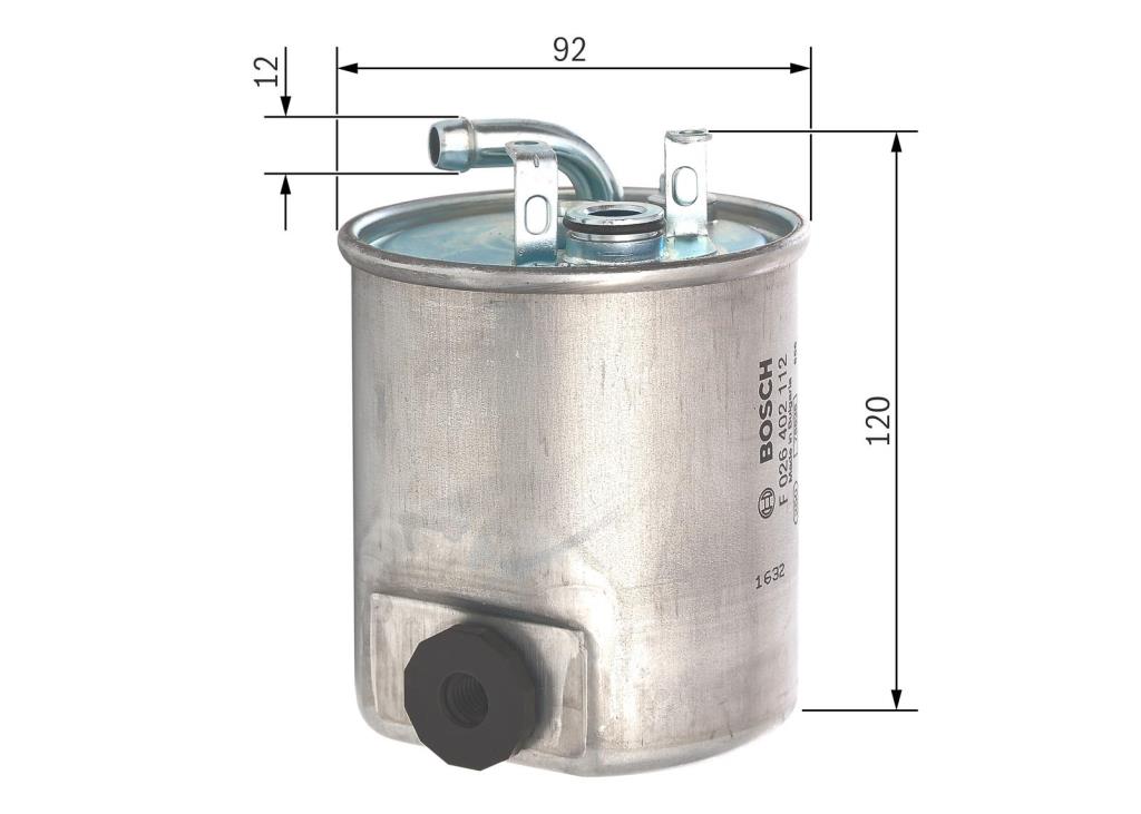 Filtre à carburant (Filtre à gasoil) BOSCH F 026 402 112