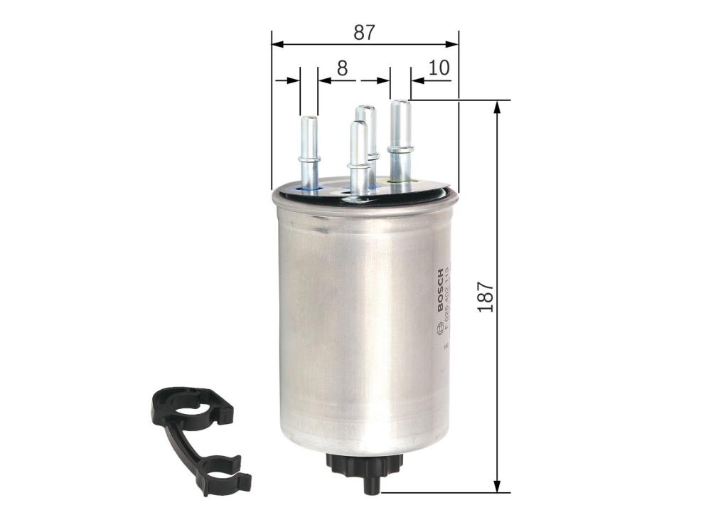 Filtro combustible BOSCH ref. F 026 402 113