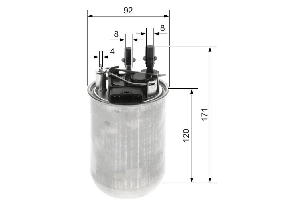 Filtre à carburant (Filtre à gasoil) BOSCH ref. F 026 402 200
