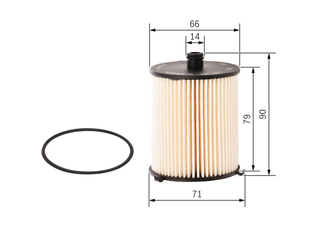 Filtre à carburant (Filtre à gasoil) BOSCH ref. F 026 402 810