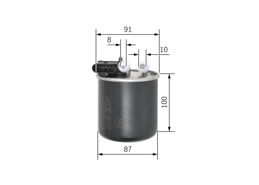 Filtro de combustível BOSCH F 026 402 838