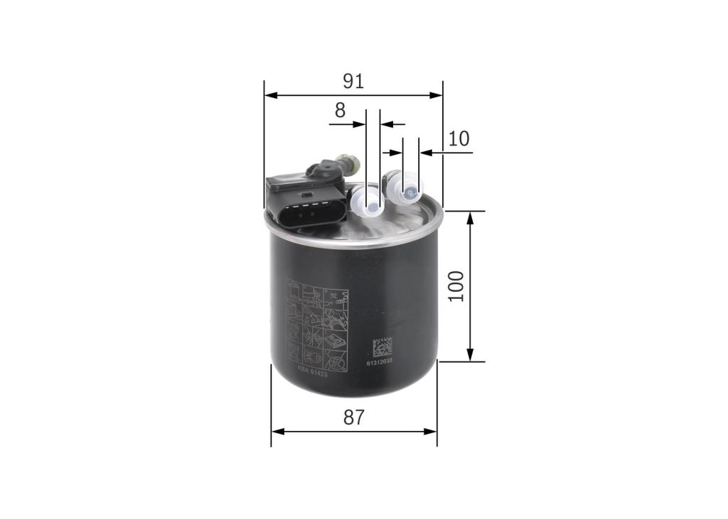 Filtro combustible BOSCH ref. F 026 402 839