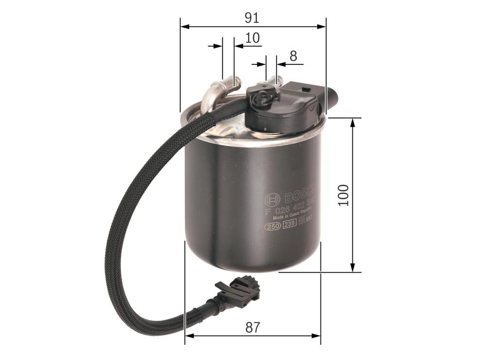 Filtre à carburant (Filtre à gasoil) BOSCH F 026 402 840