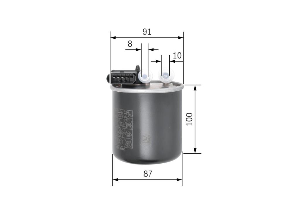 Filtro combustible BOSCH F 026 402 842