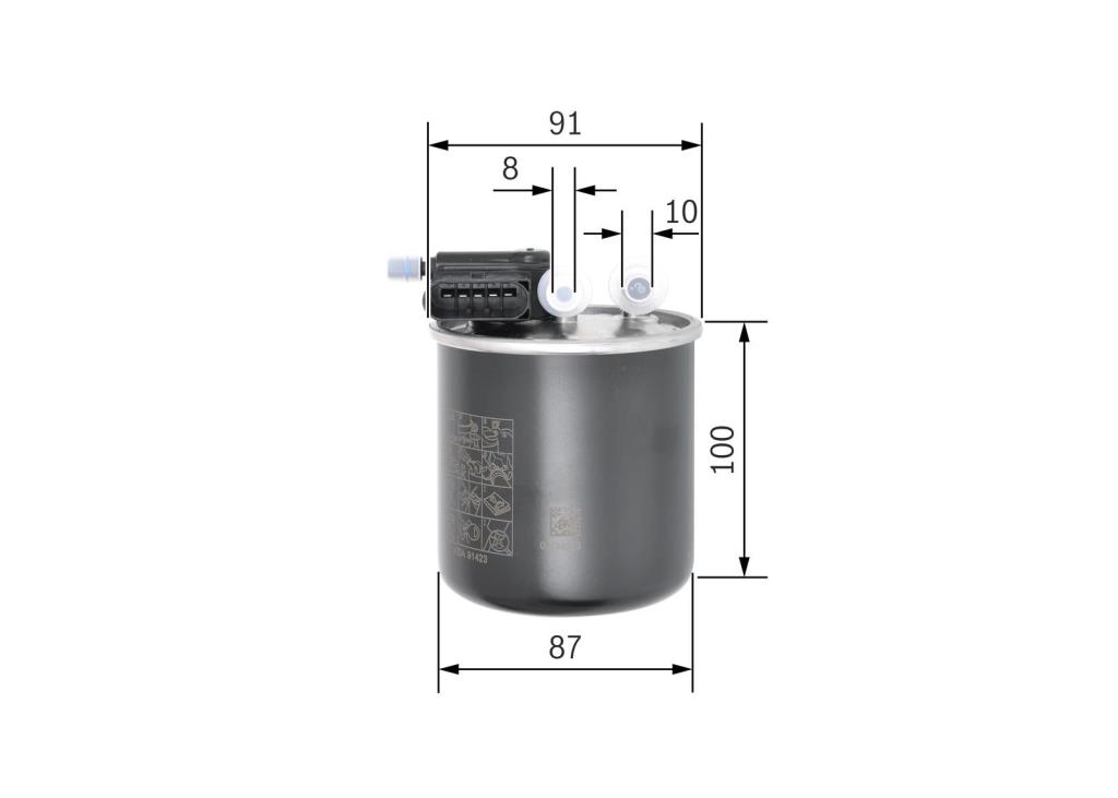 Filtre à carburant (Filtre à gasoil) BOSCH F 026 402 843