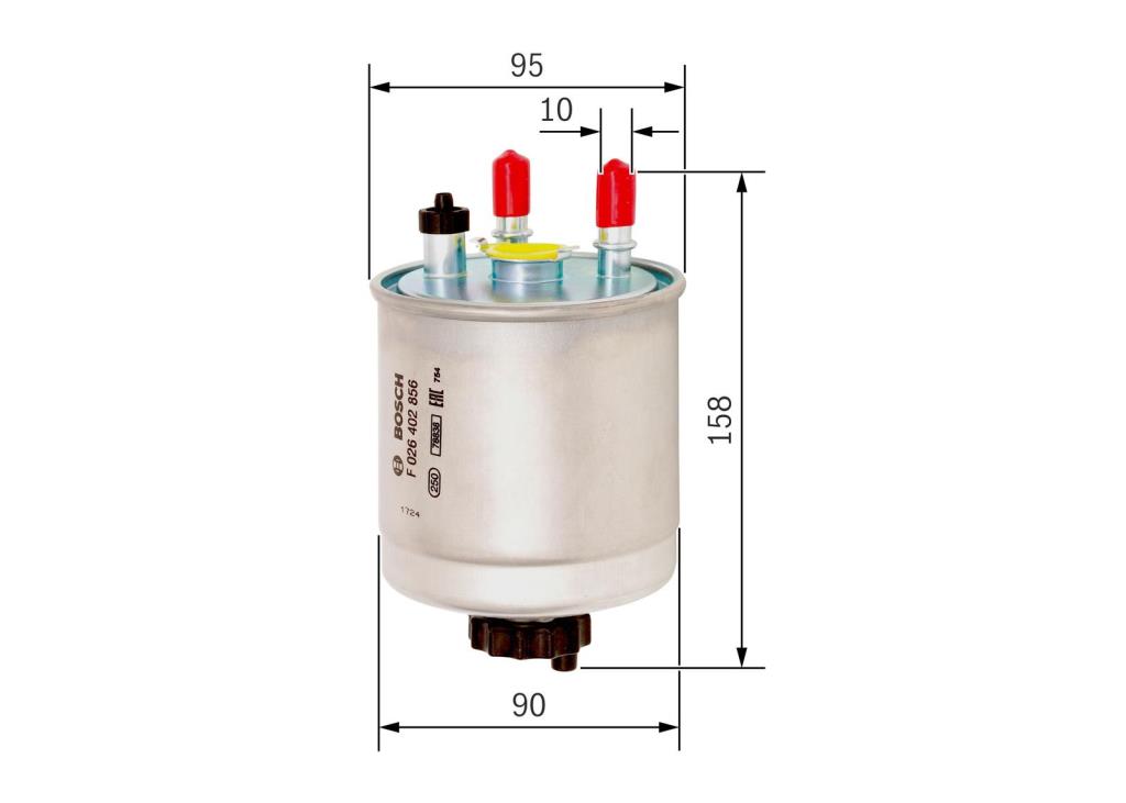 Filtro de combustível BOSCH ref. F 026 402 856