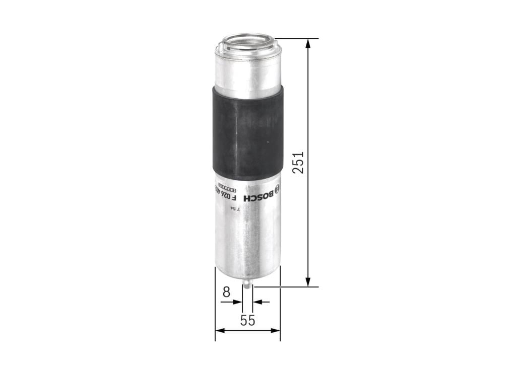 Filtre à carburant (Filtre à gasoil) BOSCH ref. F 026 402 863