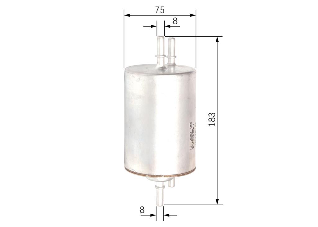Filtre à carburant (Filtre à gasoil) BOSCH ref. F 026 403 016