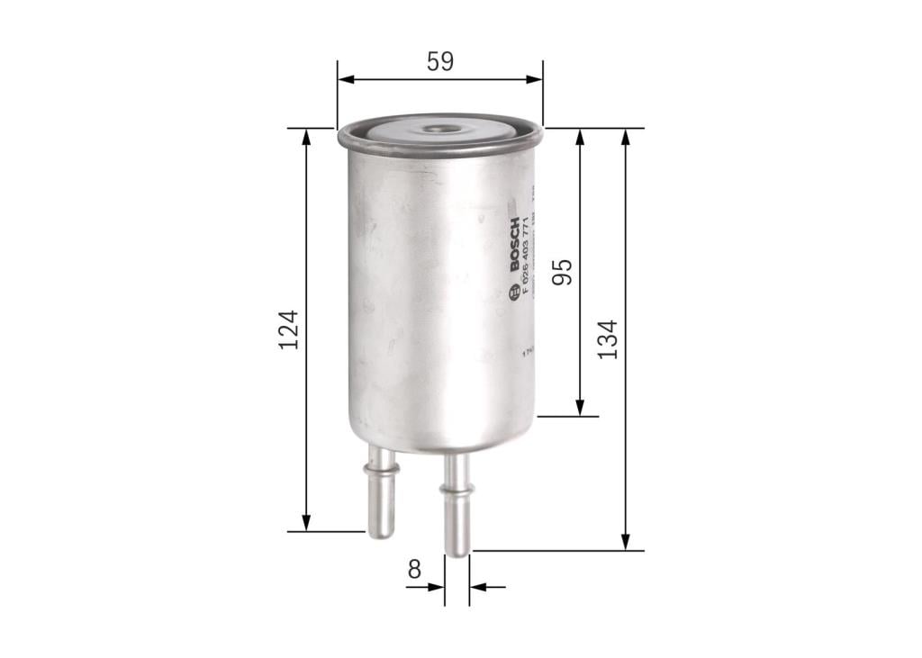 Filtro combustible BOSCH ref. F 026 403 771