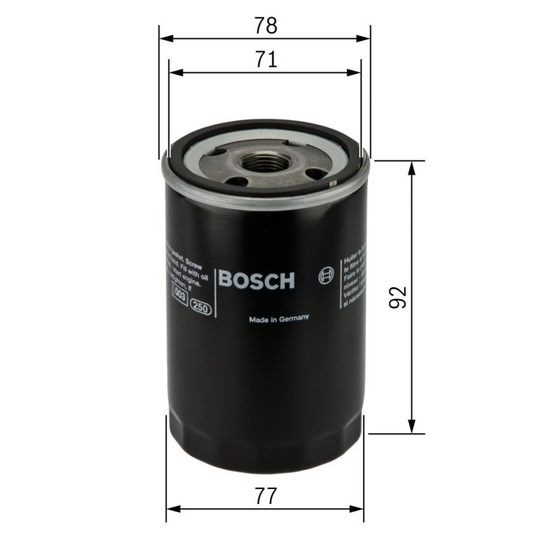 Filtro de aceite BOSCH F 026 407 017